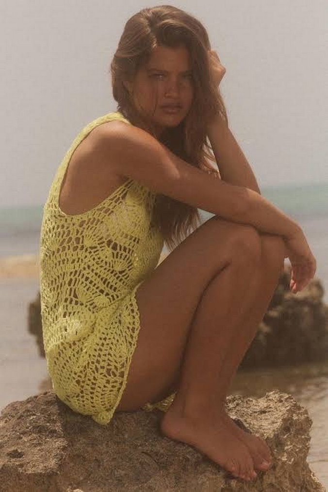 Sarı Dantel Detaylı parayo - Görsel 2