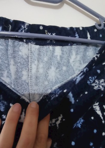 10 Yaş Beden kadife pijama altı
