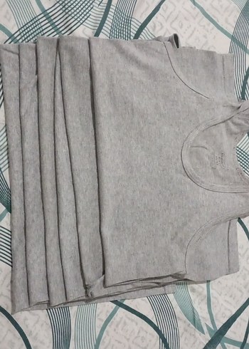 Gri erkek çocuk Atlet ( 6 adet) - Görsel 3