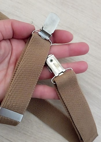 Kahverengi Tokalı Çocuk Kravat ve kemer - Görsel 6