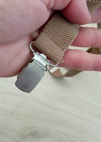 Kahverengi Tokalı Çocuk Kravat ve kemer - Görsel 5