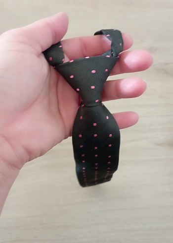 Kahverengi Tokalı Çocuk Kravat ve kemer - Görsel 2