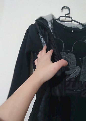 Siyah fermuarlı Yelek - Görsel 6