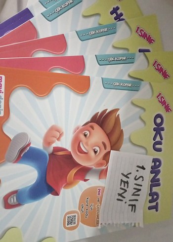 1. Sınıf seti 5 kitap mavi deniz