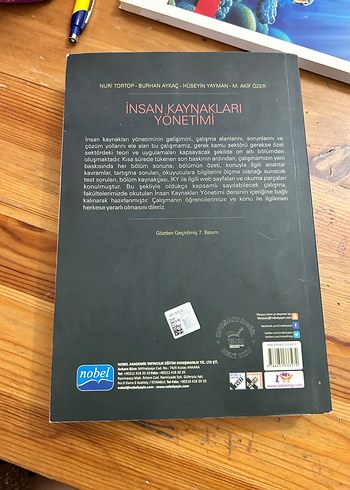 İnsan Kaynakları Yönetimi Kitabı Nuri Tortop Aykaç Yayman Özer - Görsel 2