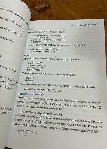 C Dersi Programlamaya Giriş 7. Baskı Nergiz Ercil - Görsel 8