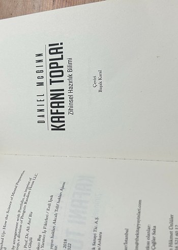 Kafanı Topla - Zihinsel Hazırlık Bilimi Daniel McGinn - Görsel 5
