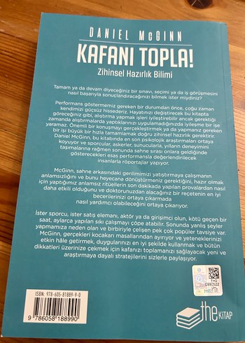 Kafanı Topla - Zihinsel Hazırlık Bilimi Daniel McGinn - Görsel 2