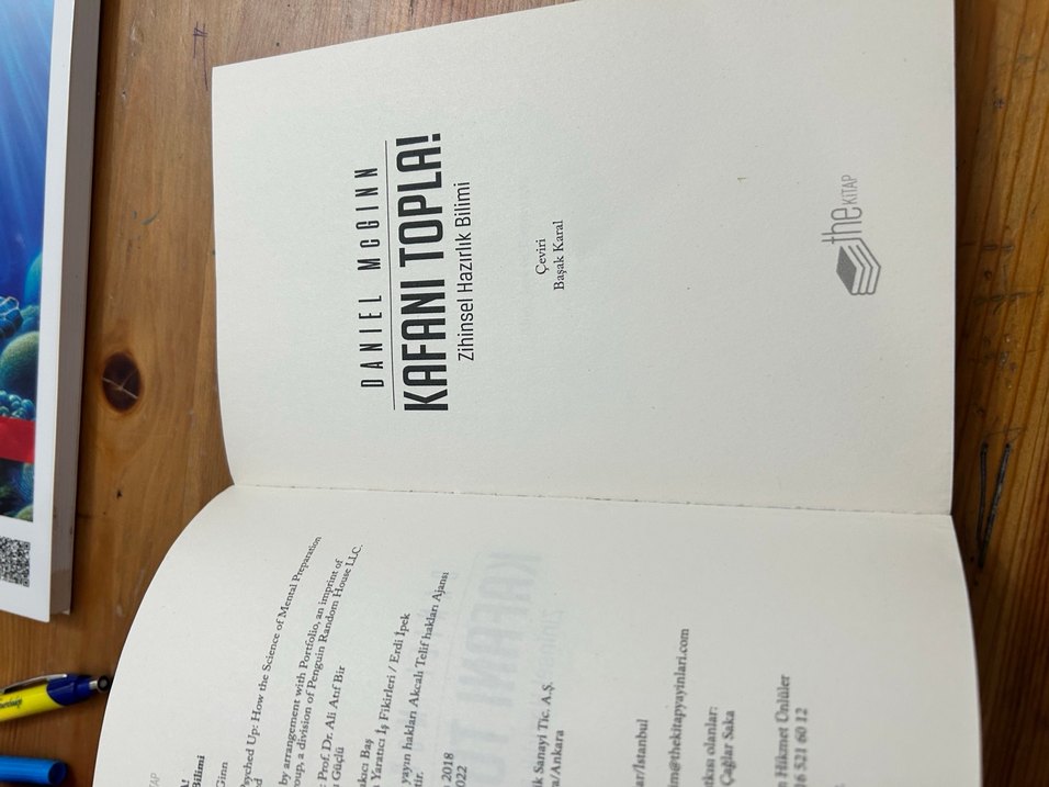 Kafanı Topla - Zihinsel Hazırlık Bilimi Daniel McGinn - Görsel 5