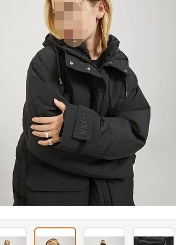 JJXX Kadın Mont Oversize Kaban JXSHALLOW PARKA Jack Jones - Görsel 14