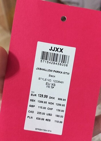 JJXX Kadın Mont Oversize Kaban JXSHALLOW PARKA Jack Jones - Görsel 3