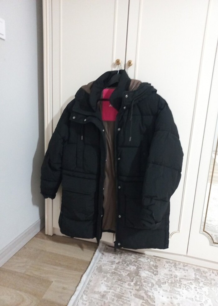 JJXX Kadın Mont Oversize Kaban JXSHALLOW PARKA Jack Jones - Görsel 2