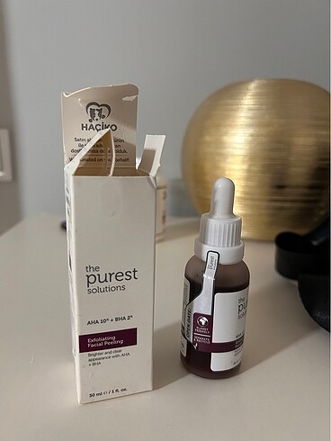 The Purest solutions AHA BHA kırmızı serum peeling