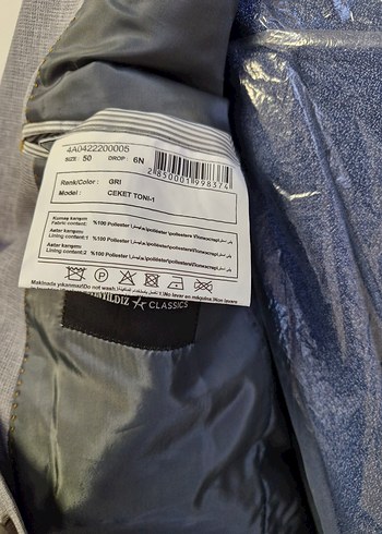 8 adet farklı renklerde ceket sıfır veya bir kaç kez kullanılmış - Görsel 4