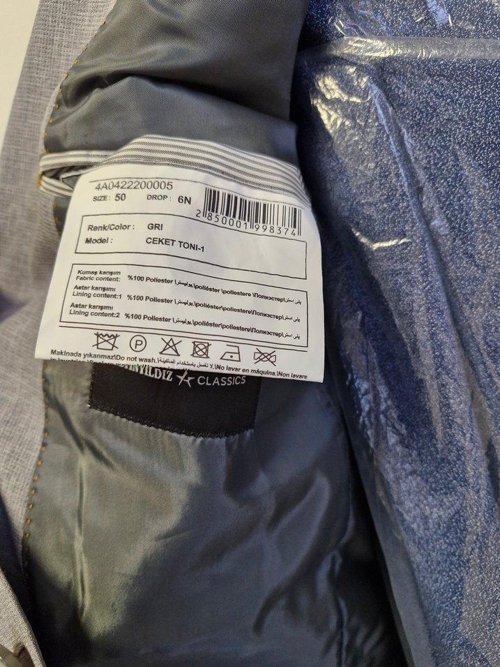 8 adet farklı renklerde ceket sıfır veya bir kaç kez kullanılmış - Görsel 4