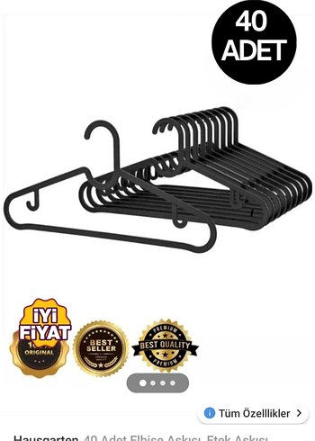 Gri Çoklu Pantolon Askısı - Görsel 2