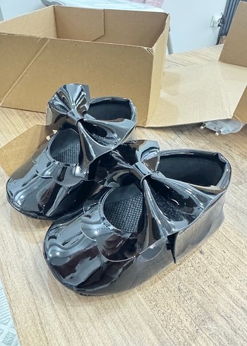 Rugan Fiyonklu Kız bebek Ayakkabı - Görsel 5