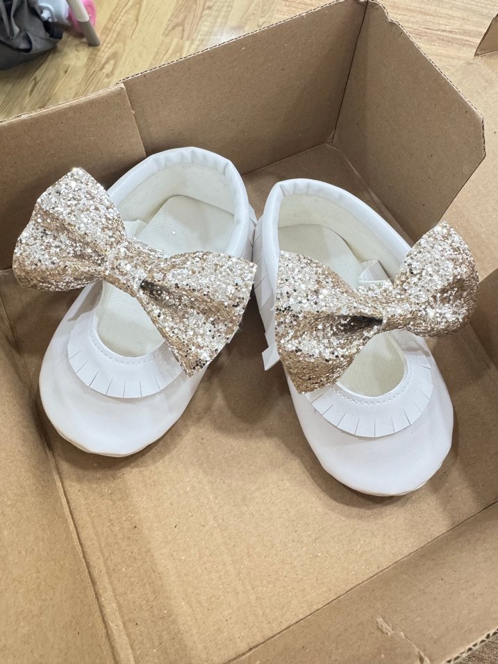 Rugan Fiyonklu Kız bebek Ayakkabı - Görsel 4