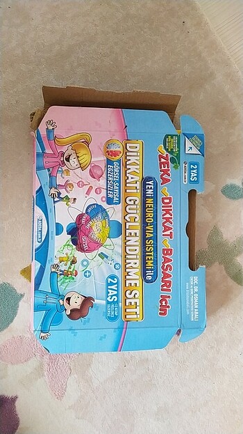 Adeda dikkati güçlendirme seti 2 yaş 