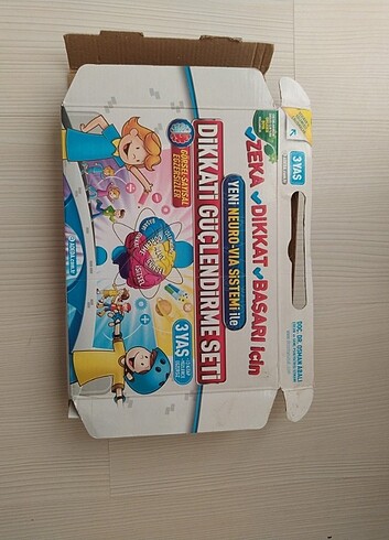 Adeda dikkati güçlendirme seti 3 yaş