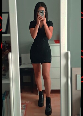 Fitil Kumaş Elbise