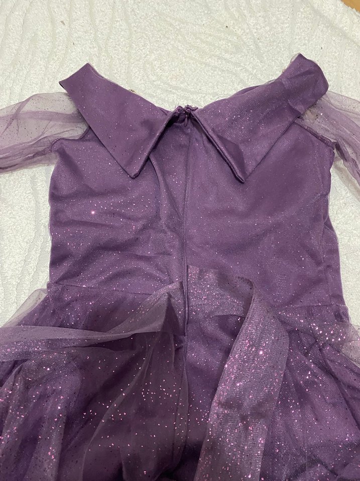 Mor Abiye Elbise - Görsel 4