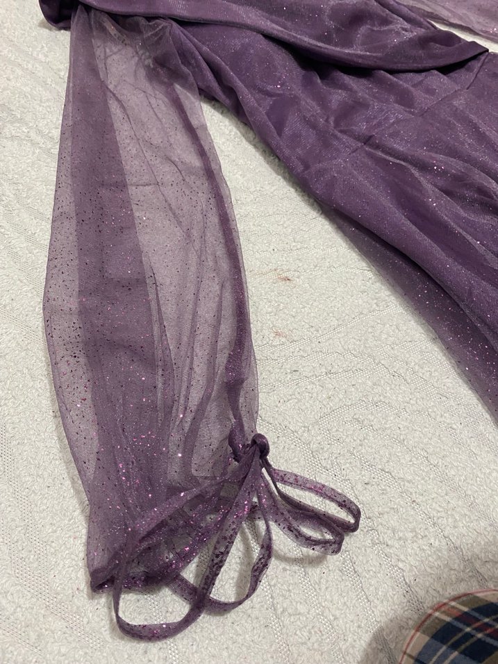 Mor Abiye Elbise - Görsel 5