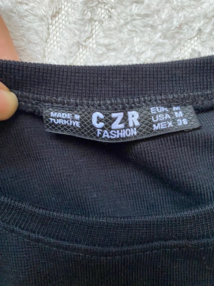 Siyah Kadın Uzun Kollu Basic Bluz - Görsel 2