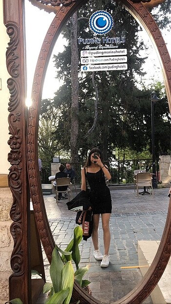 arkası ipli elbise