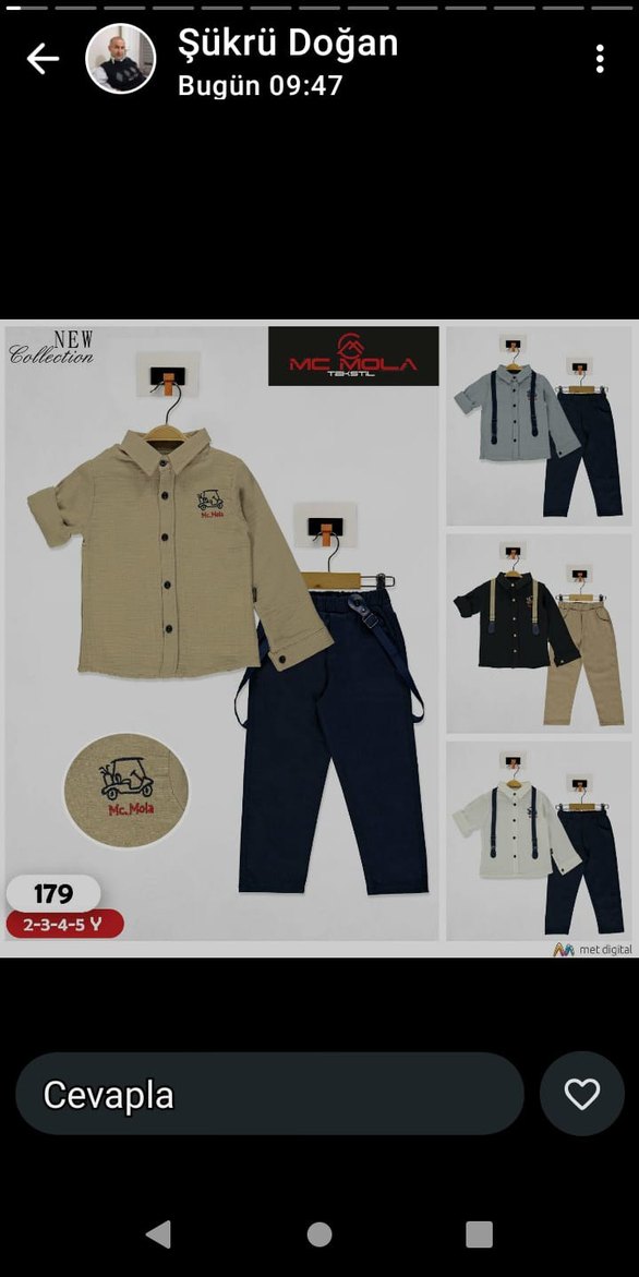 Renkli Kız çocuk Kısa Kollu Takım - Görsel 5