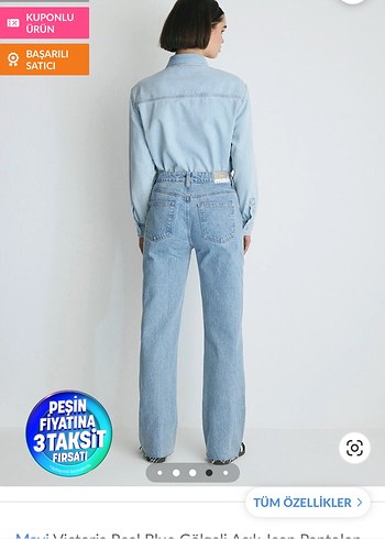 Mavi Jeans Mavi Regular Fit Midi Denim Kadın Jean