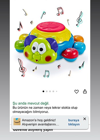 Renkli Eğitici Müzik Oyuncağı