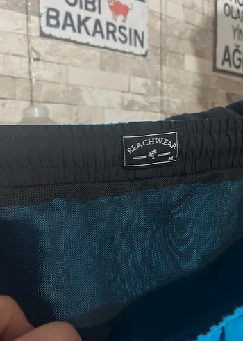 Mavi Mini kadın Deniz Şortu - Görsel 4