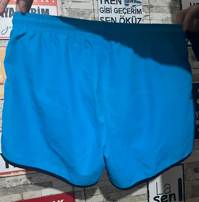 Mavi Mini kadın Deniz Şortu - Görsel 3