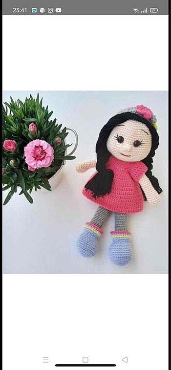 Amigurumi el yapımı bebek