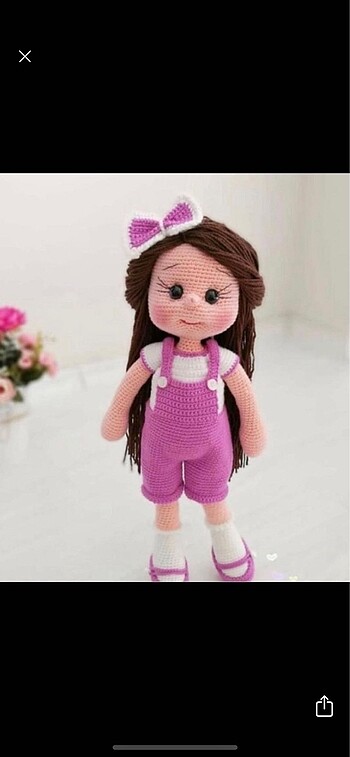 Amigurumi el yapımı bebek