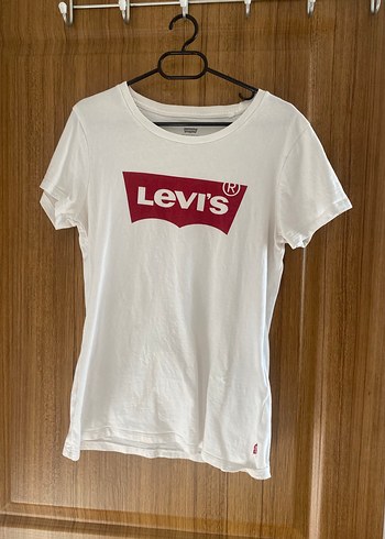 Levis Levi S Beyaz Kirmizi Logo Tisort