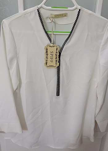 SPIFF Siyah Rock Punk Kadın Gömlek - Görsel 3