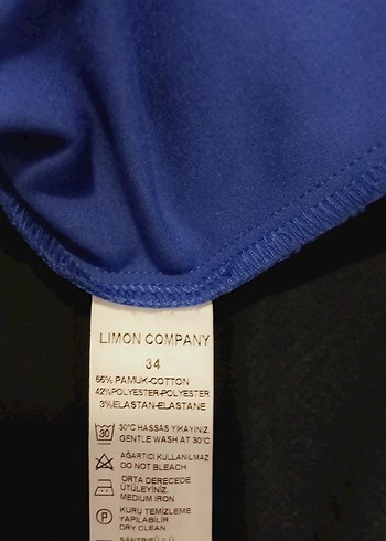 Mavi Siyah Kalem Elbise - Görsel 4