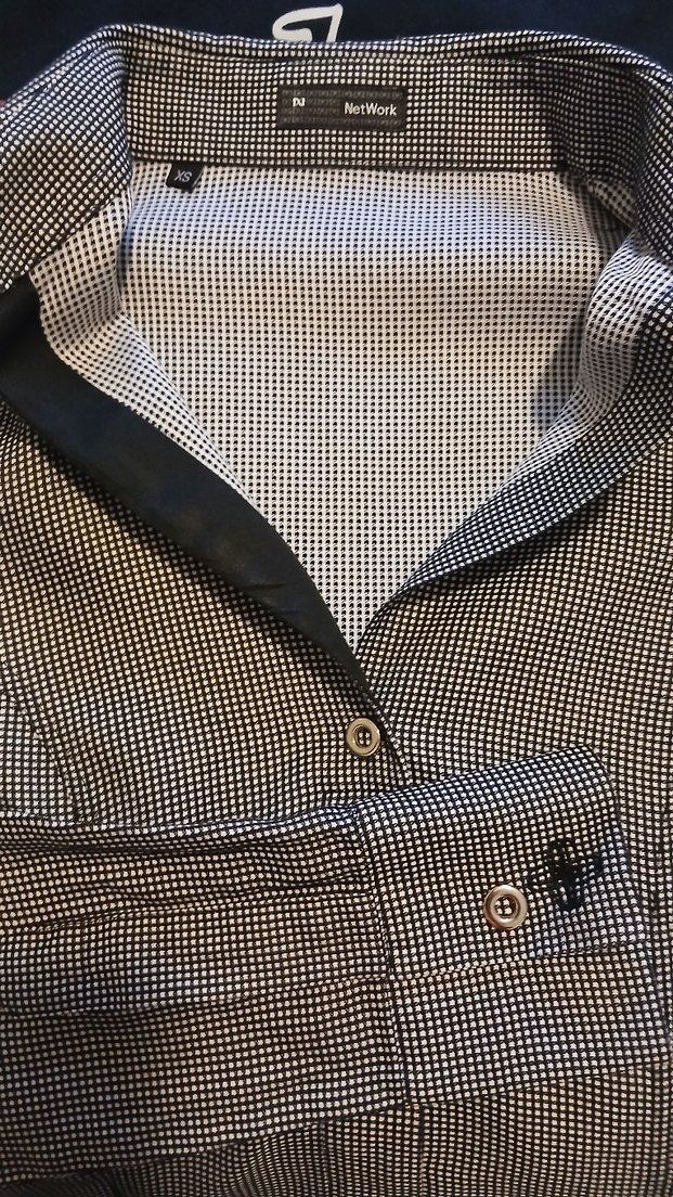 Gri Kadın Düğmeli Uzun Kollu Gömlek - Görsel 2