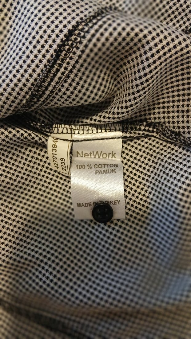 Gri Kadın Düğmeli Uzun Kollu Gömlek - Görsel 3