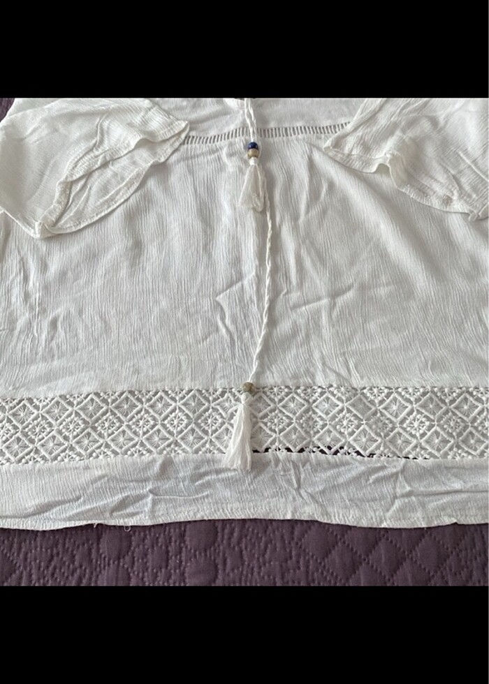 Beyaz bluz - Görsel 3