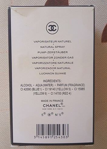  Beden CHANEL PARFÜM 100ml