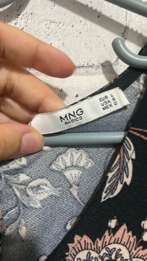 Çiçek Desenli Siyah Bohem Günlük Elbise - Görsel 2