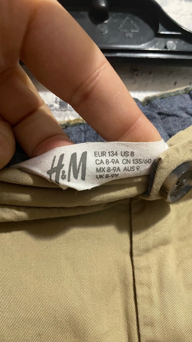 Erkek Çocuk Keten Bej Kemerli Şort - Görsel 2