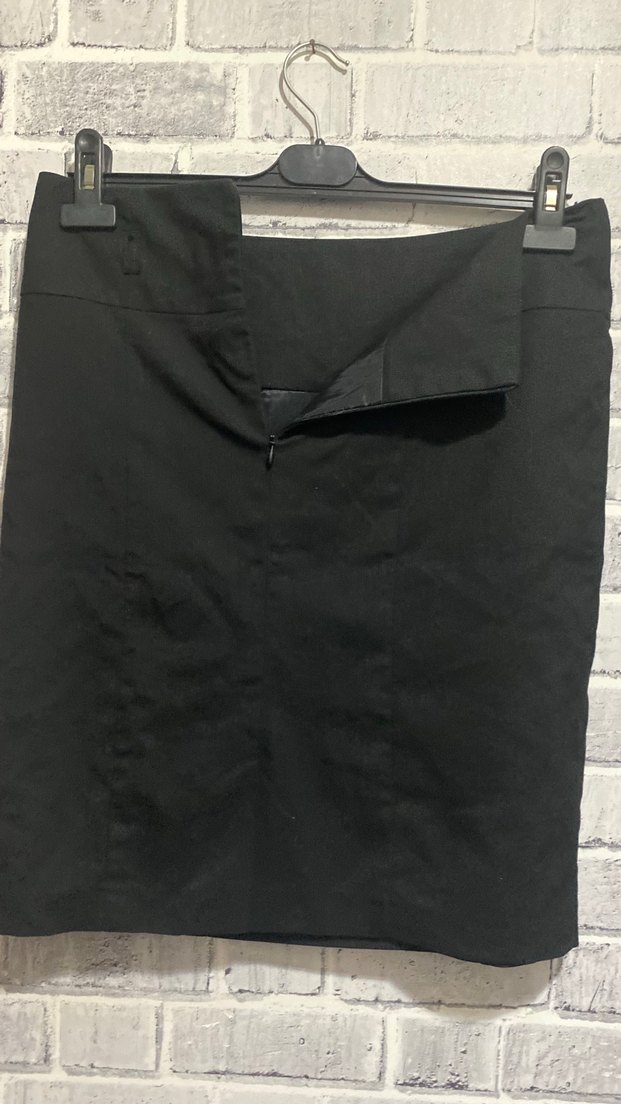 Kemerli Siyah Midi Kalem Etek - Görsel 2