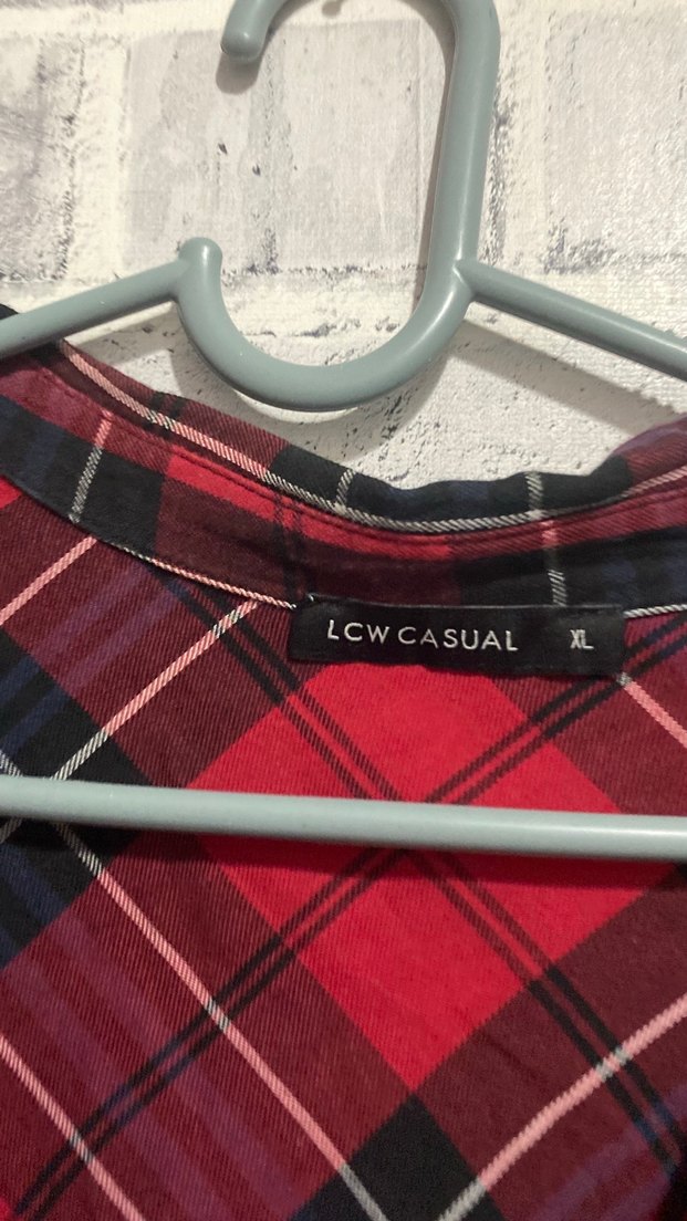 Bordo Nakışlı Uzun Kollu Kadın Gömlek - Görsel 2