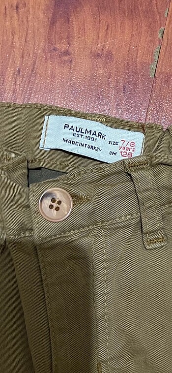 Paulmark 7-8 yaş şort