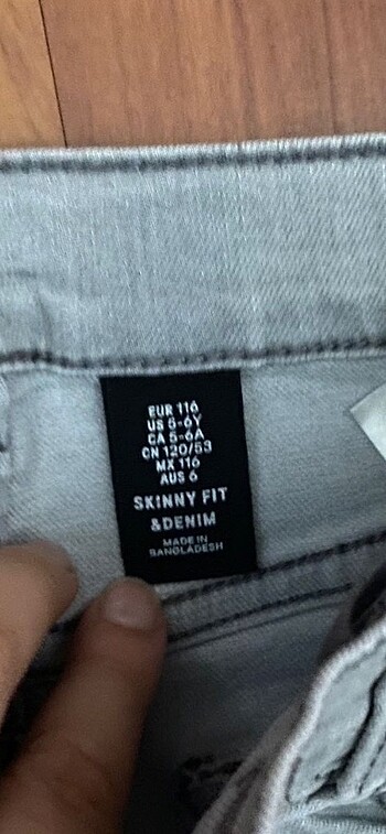 Denim&Co 5-6 yaş pantolon