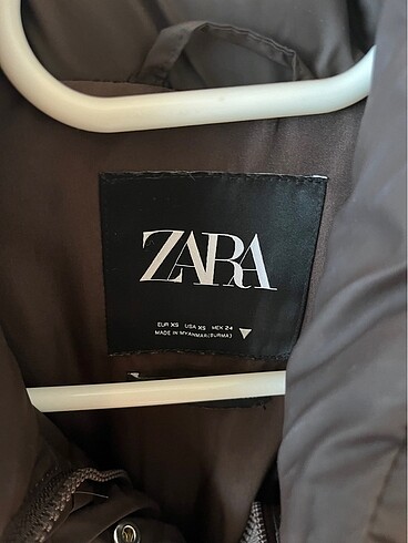 xs Beden kahverengi Renk Zara mont